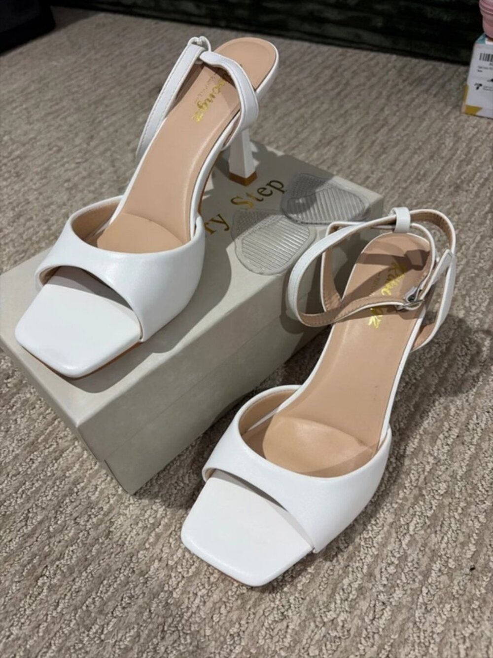 White High Heels